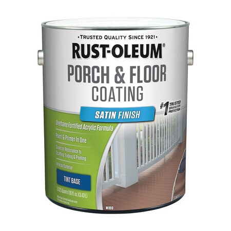 Porch & Floor Rust-Oleum Porch & Floor Satin Tint Base Porch and Floor Paint+Primer 1 gal 262363
